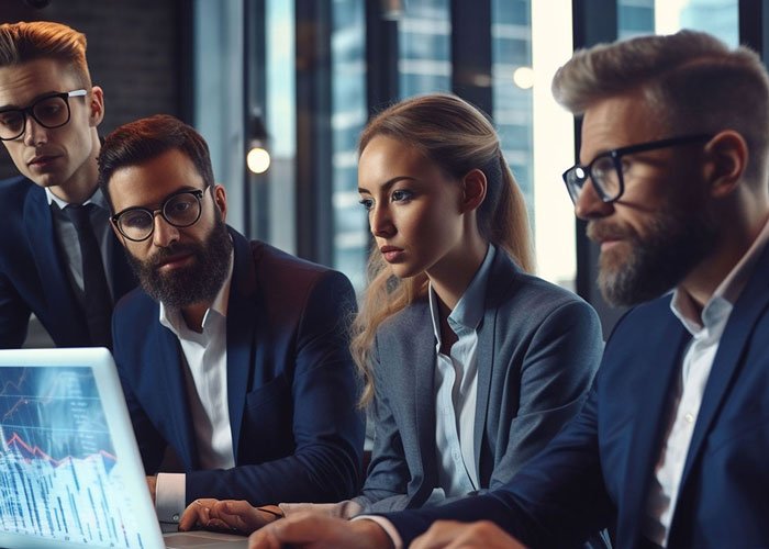 Four Clover Studio - Team members collaborating